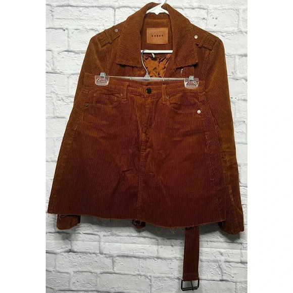 Blanknyc Corduroy Moto Jacket Atlas & skirt set size S. - Picture 2 of 16